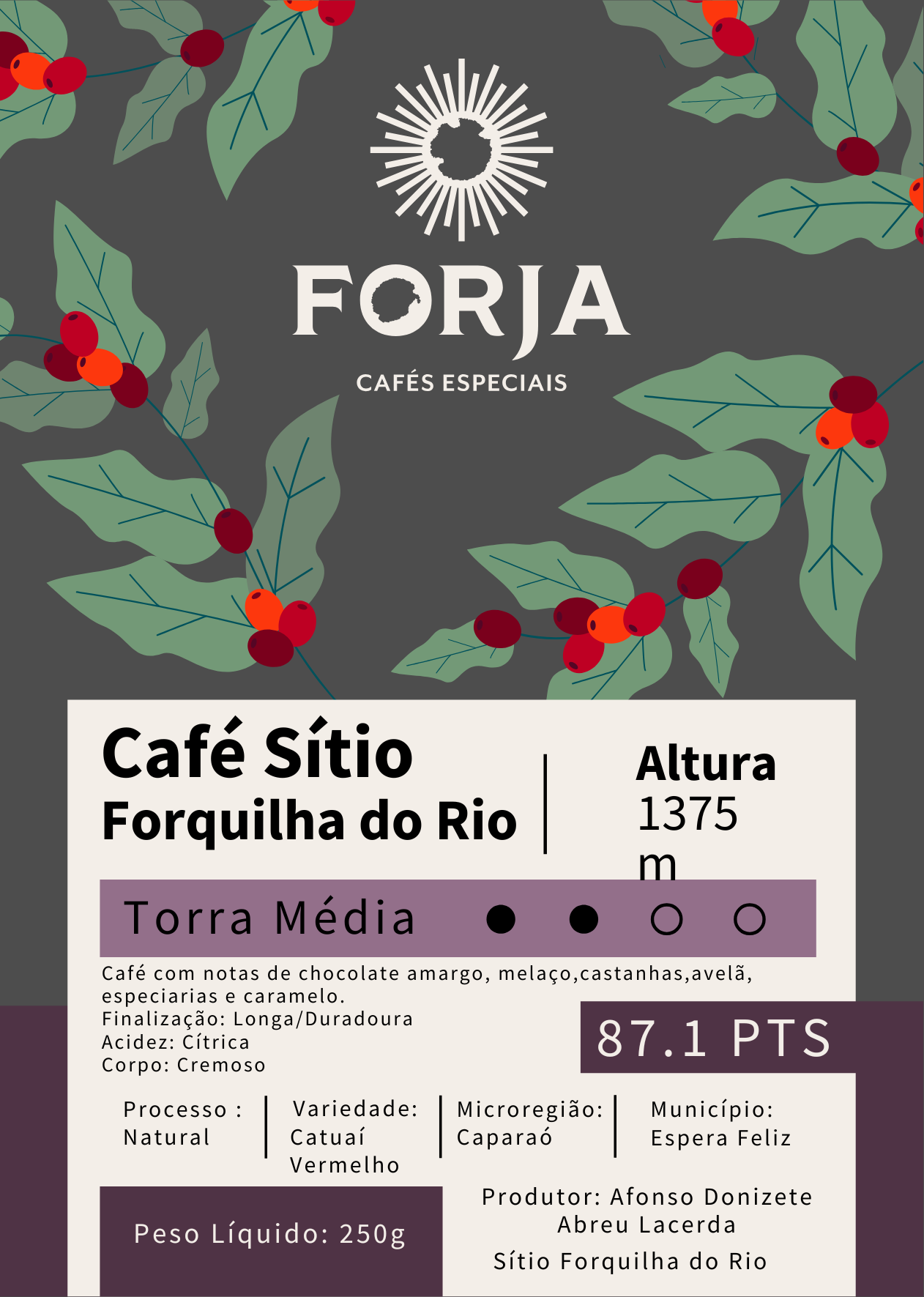 Café Sítio Forquilha do Rio - Café Especial Forja