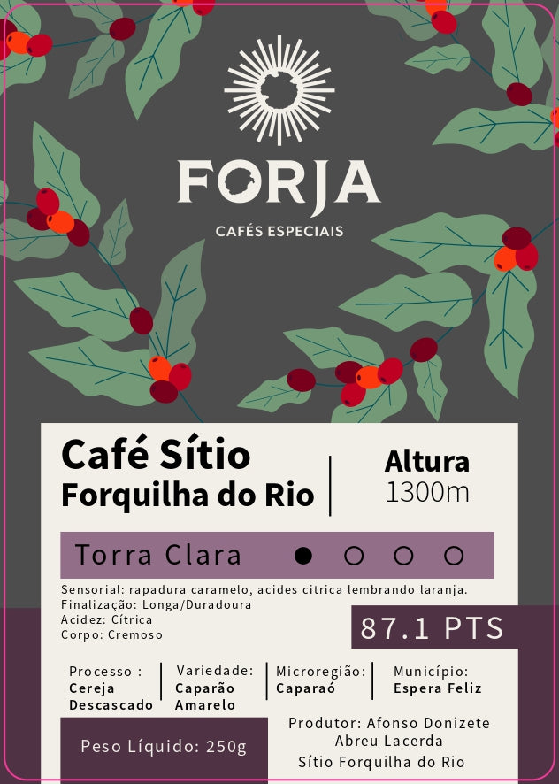 Café Sítio Forquilha do Rio - Café Especial Forja - 250g
