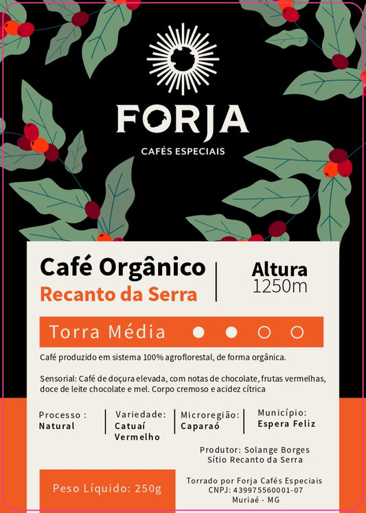Orgânico - Recanto da Serra - Café Forja