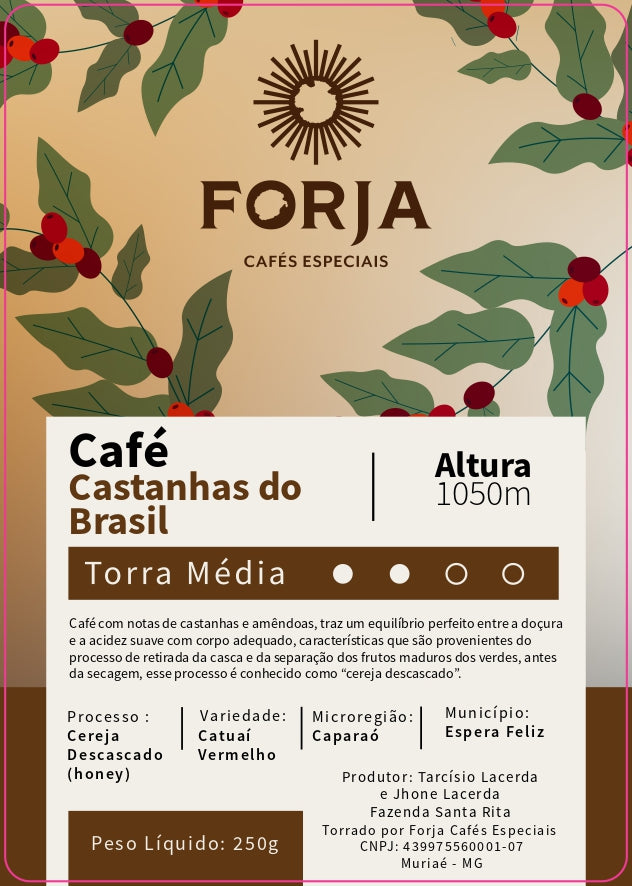 Castanhas do Brasil - Café Forja