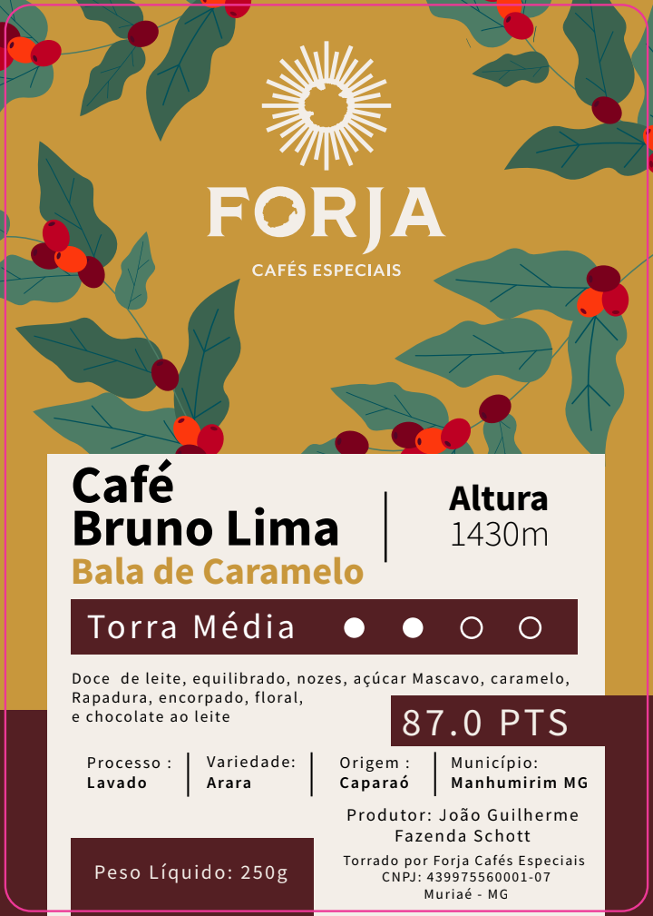 Bala de Caramelo - Café Especial Forja - 250g